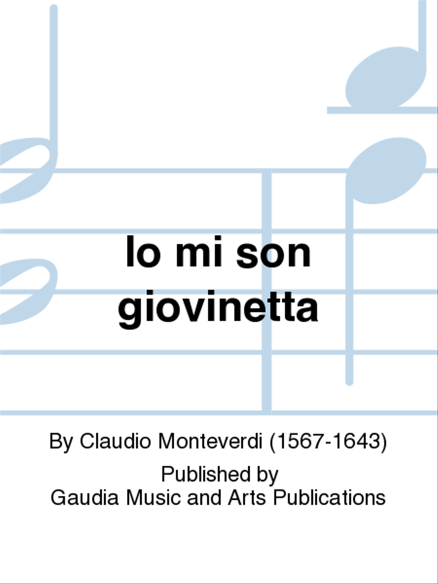 Io mi son giovinetta SSATB scores gallery preview page 1
