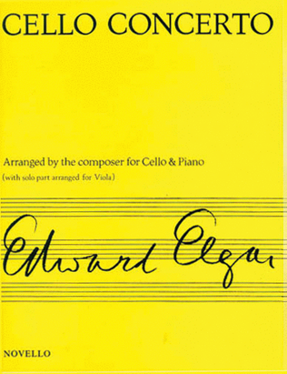 Book cover for Concerto for Cello Op. 85