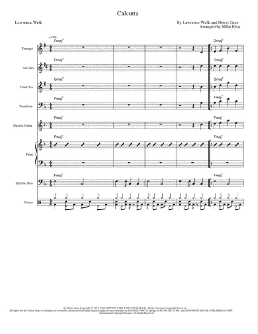 Calcutta Small Ensemble scores gallery preview page 1