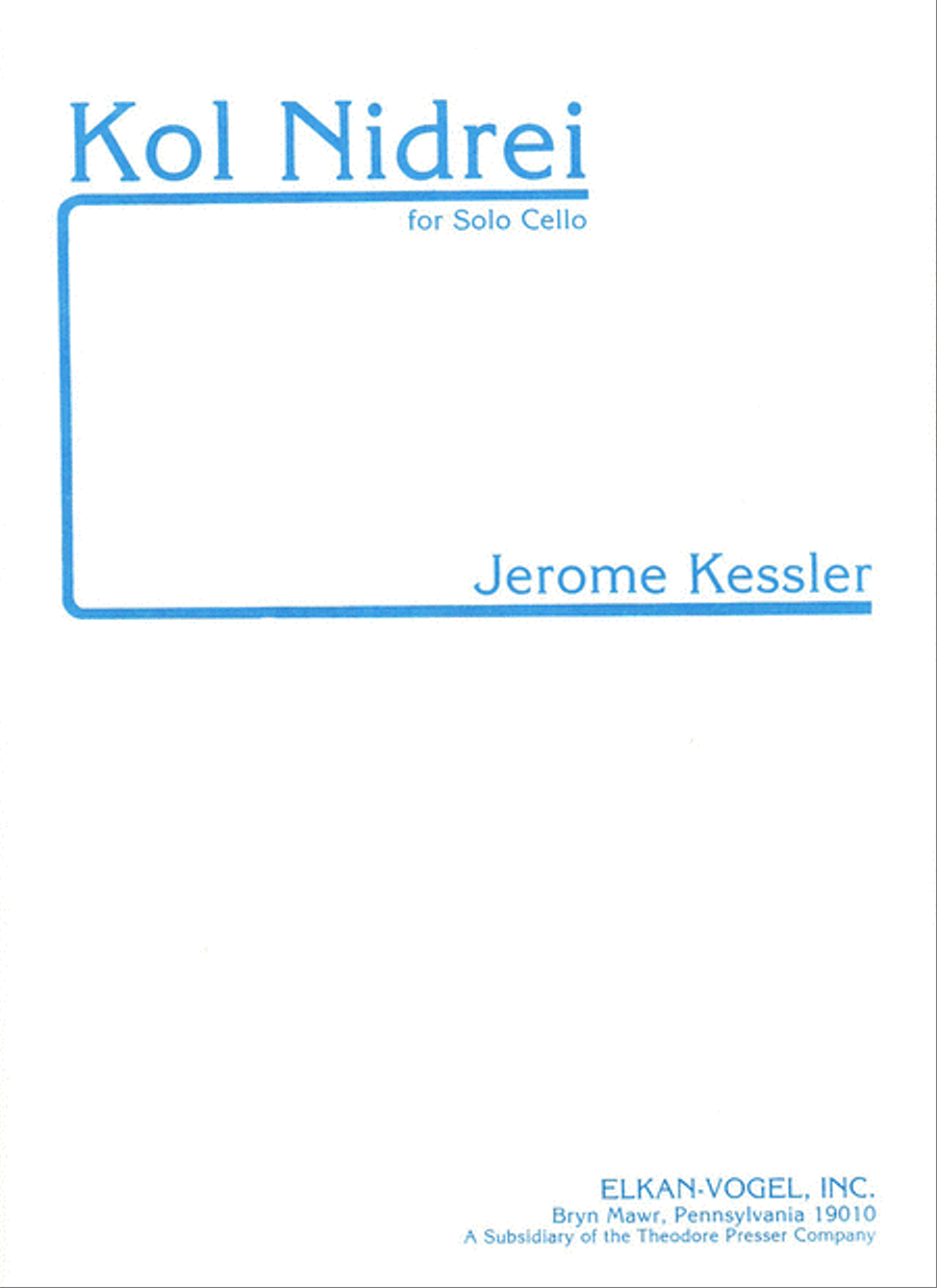 Kol Nidrei Chamber Music scores gallery preview page 1