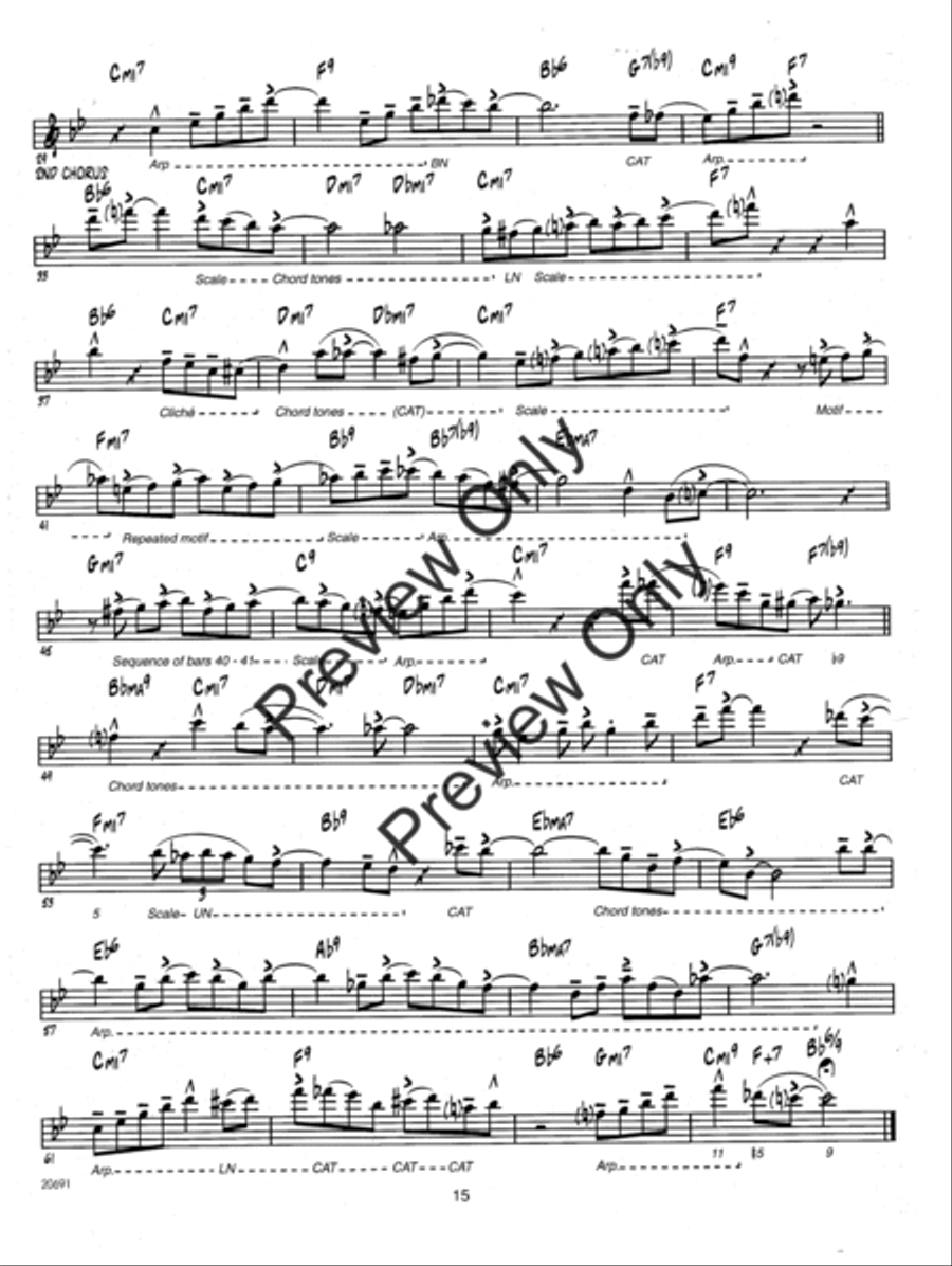 Effective Etudes For Jazz - Flute - Book with MP3 Downloads Jazz Ensemble scores gallery preview page 16