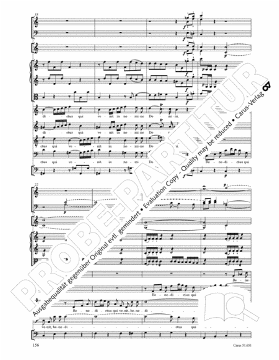 C Minor Mass, K. 427 (Missa in c KV 427) 4-Part scores gallery preview page 172