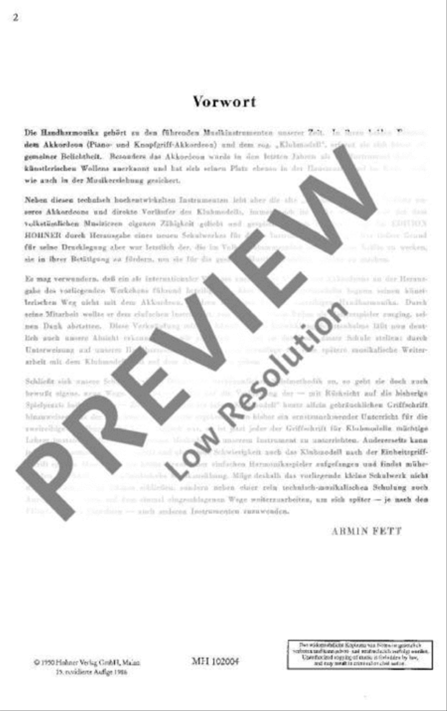 Neue Schule für die zweireihige Handharmonika Accordion scores gallery preview page 3