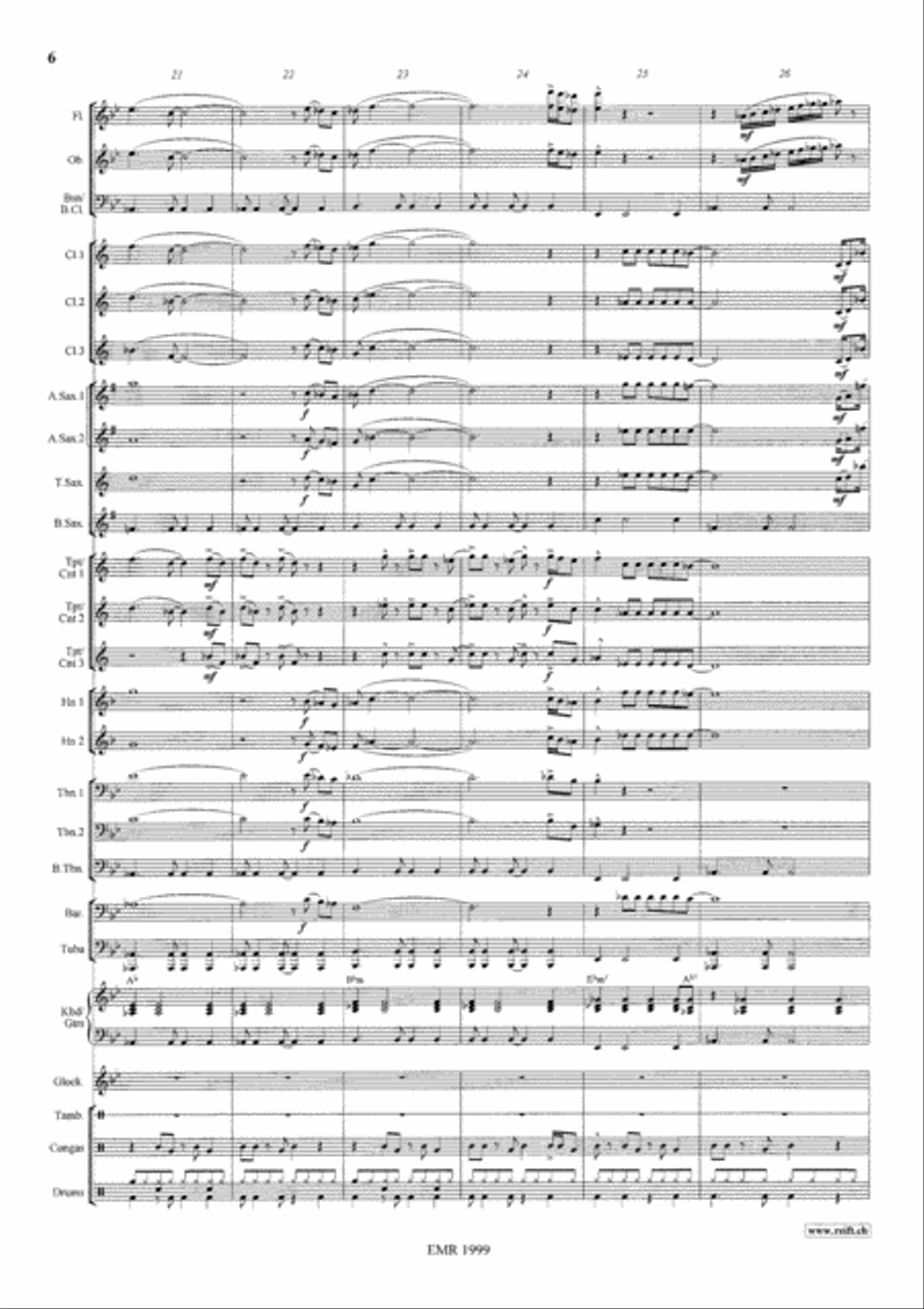 La Musique La Musique Concert Band scores gallery preview page 7