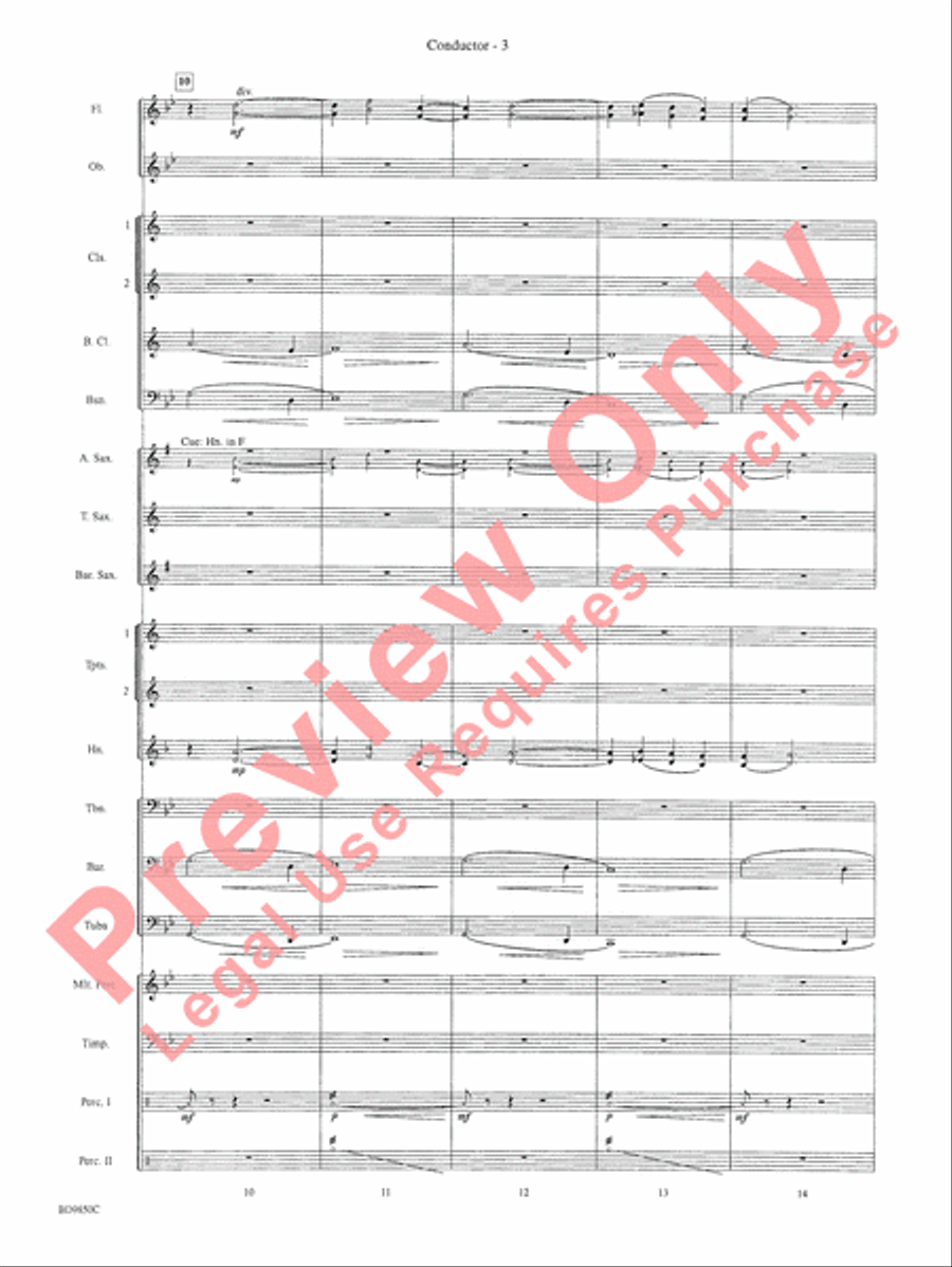 On the Rising Winds Concert Band scores gallery preview page 6