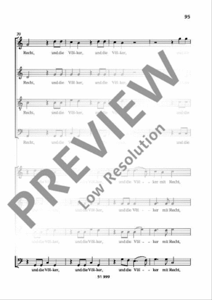 Singet dem Herrn ein neues Lied 4-Part scores gallery preview page 17