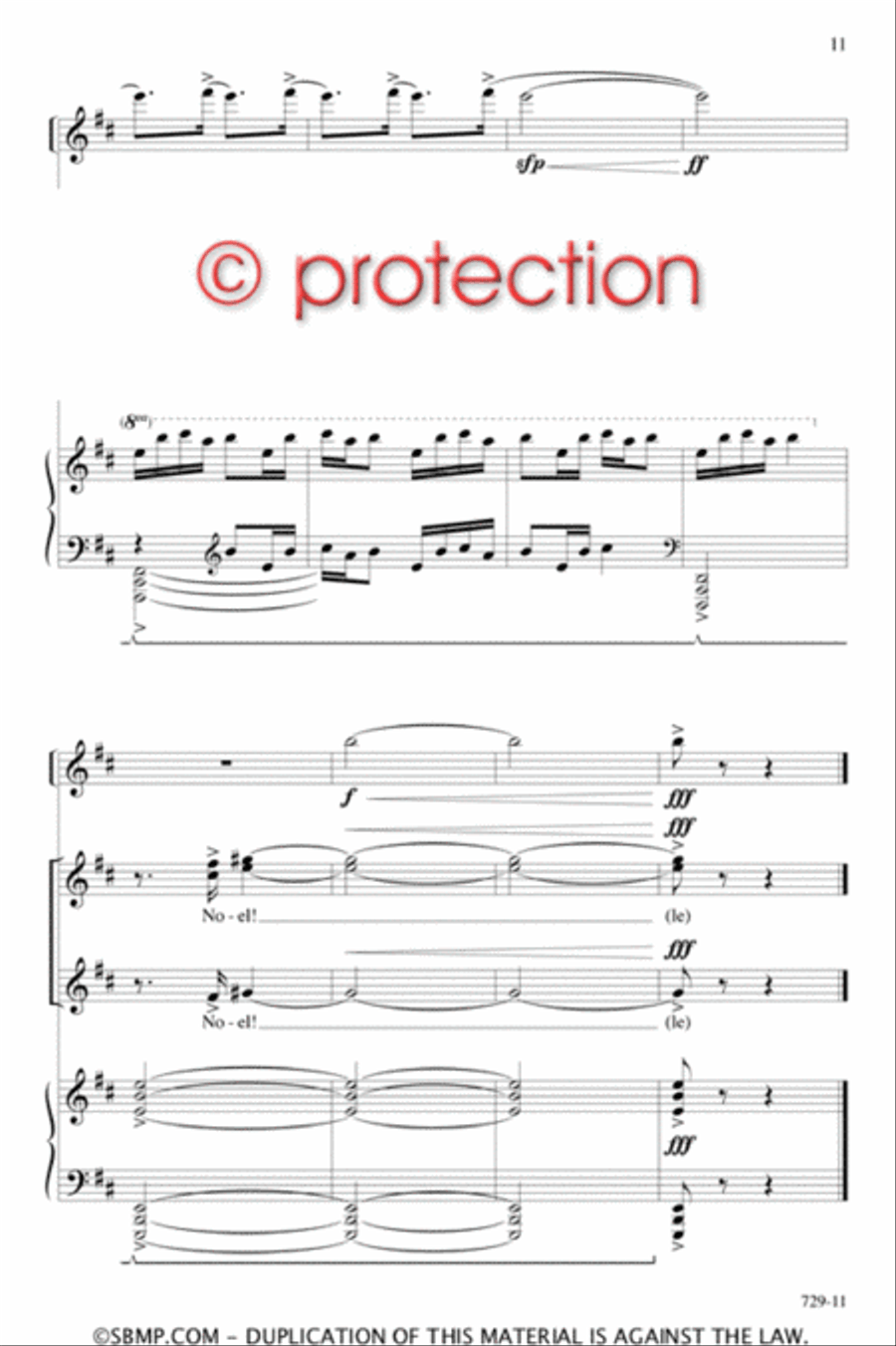 Sing We Now Noel! - SSA Octavo SSA scores gallery preview page 10