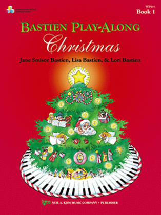 Book cover for Bastien Play-Along Christmas (Book & CD)