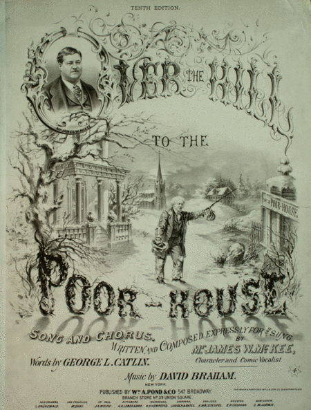 Over the Hill to the Poor-House. Song and Chorus