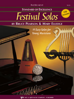 Book cover for Standard of Excellence: Festival Solos - Baritone B.C.