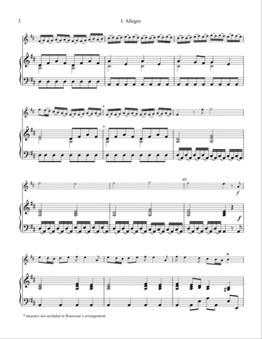La primavera (Spring) RV. 269, complete for flute and piano Flute Solo scores gallery preview page 4