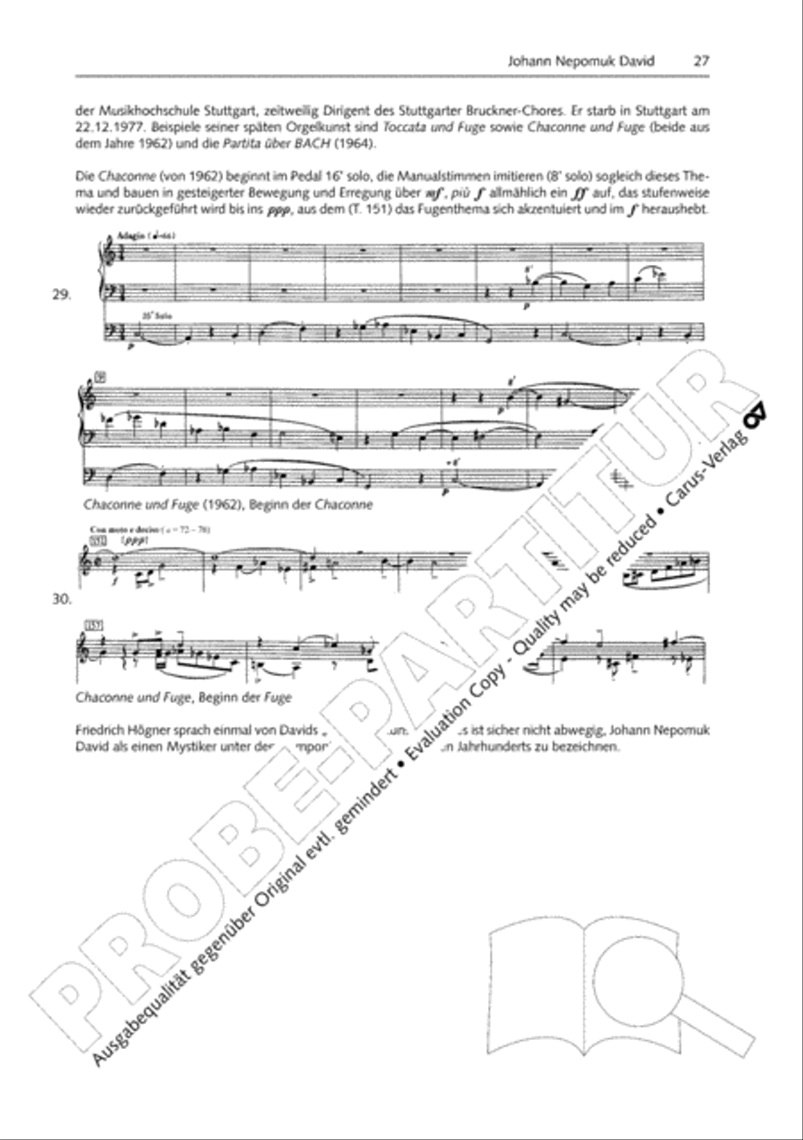 Orgelschule zur historischen Auffuhrungspraxis Organ Solo scores gallery preview page 28