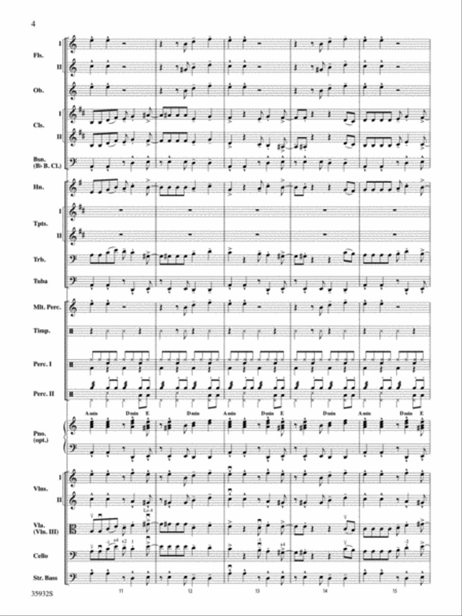 Let's Get Loud: Score Let's Get Loud: Score Full Orchestra scores gallery preview page 4