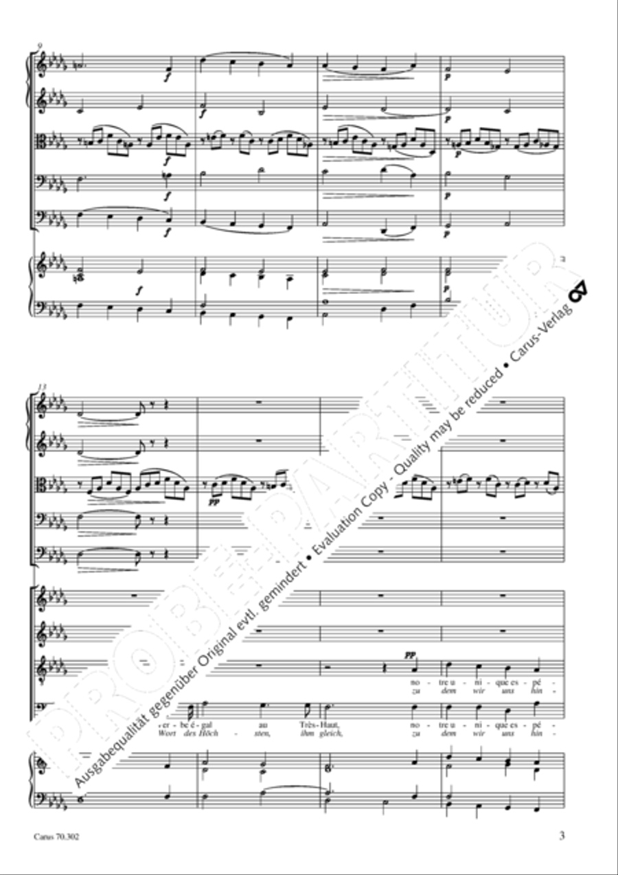 Cantique de Jean Racine (Lobgesang des Jean Racine) 4-Part scores gallery preview page 4