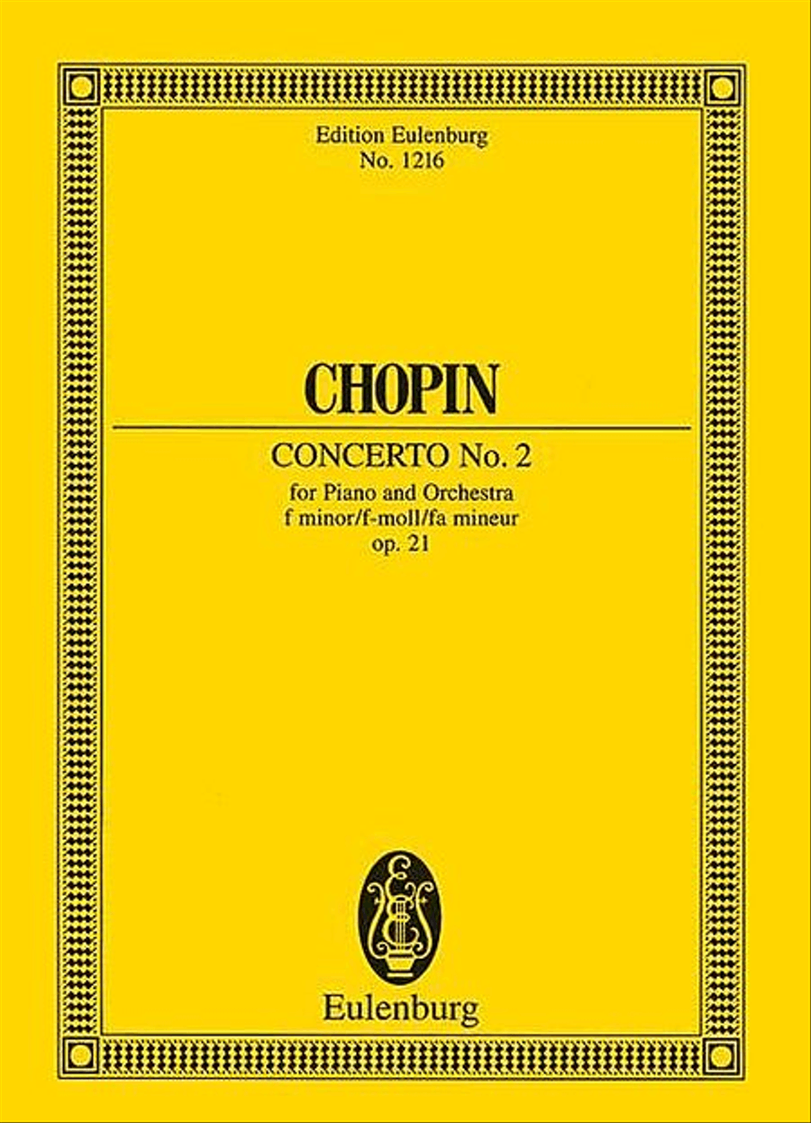 Piano Concerto No. 2 in F Minor, Op. 21 Orchestra scores gallery preview page 1