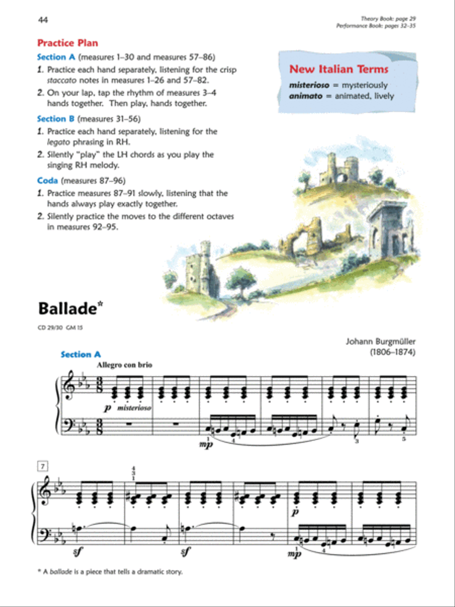 Premier Piano Course Lesson Book, Book 6 Piano Method scores gallery preview page 7