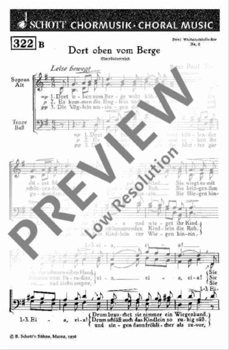 Zwei Weihnachtslieder 4-Part scores gallery preview page 4