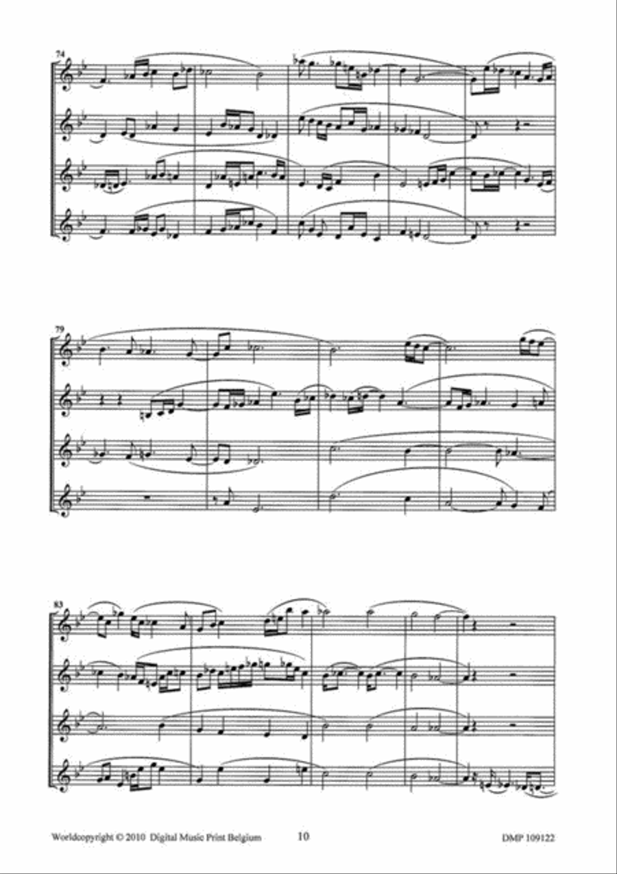 DIVertimento DIVertimento Flute Quartet scores gallery preview page 5