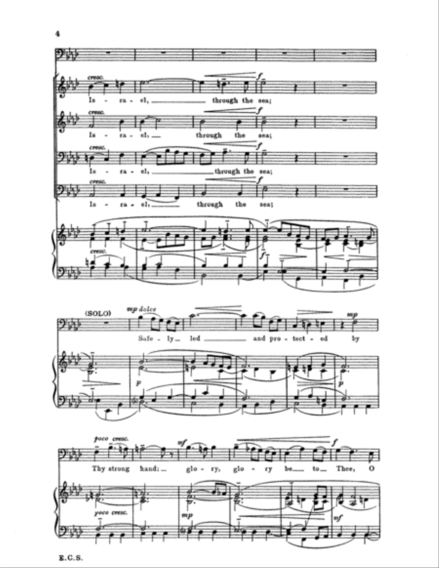 Thanks Be To Thee TTBB scores gallery preview page 4