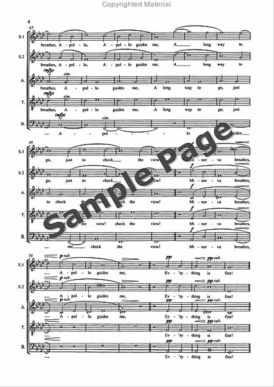 Skywalk (I See the Horizon) SSATB scores gallery preview page 9