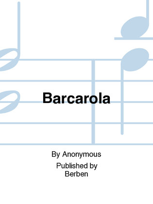 Book cover for Barcarola