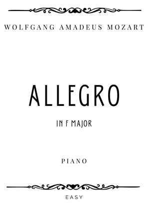 Mozart - Allegro in F Major K 1c - Easy