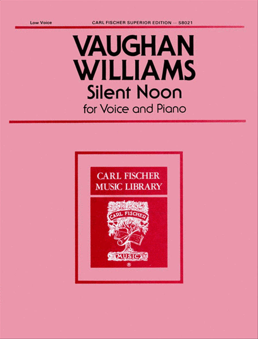 Silent Noon Low Voice scores gallery preview page 1