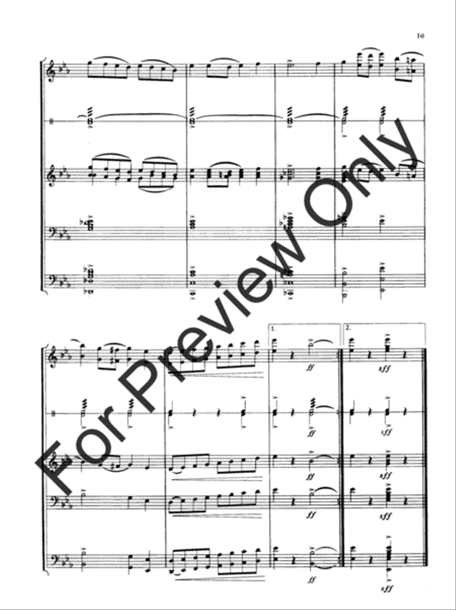 Boys Of The Old Brigade (Score) Concert Band scores gallery preview page 13