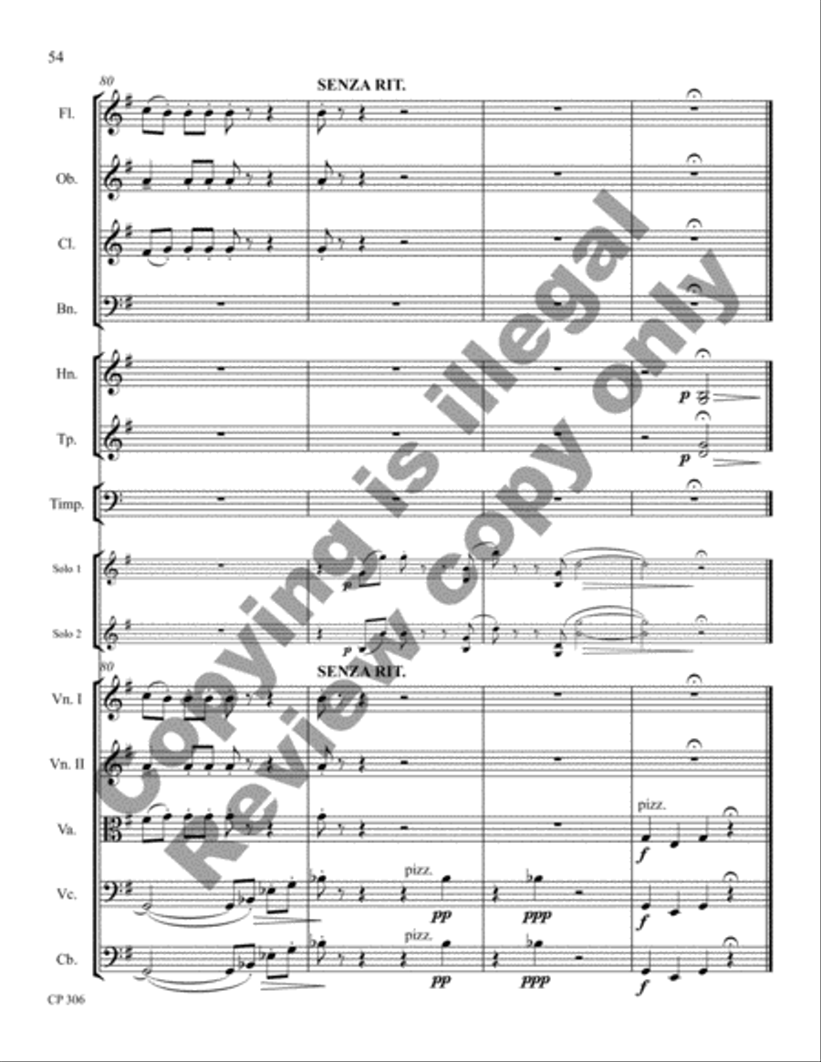 Little Suite Full Orchestra scores gallery preview page 134