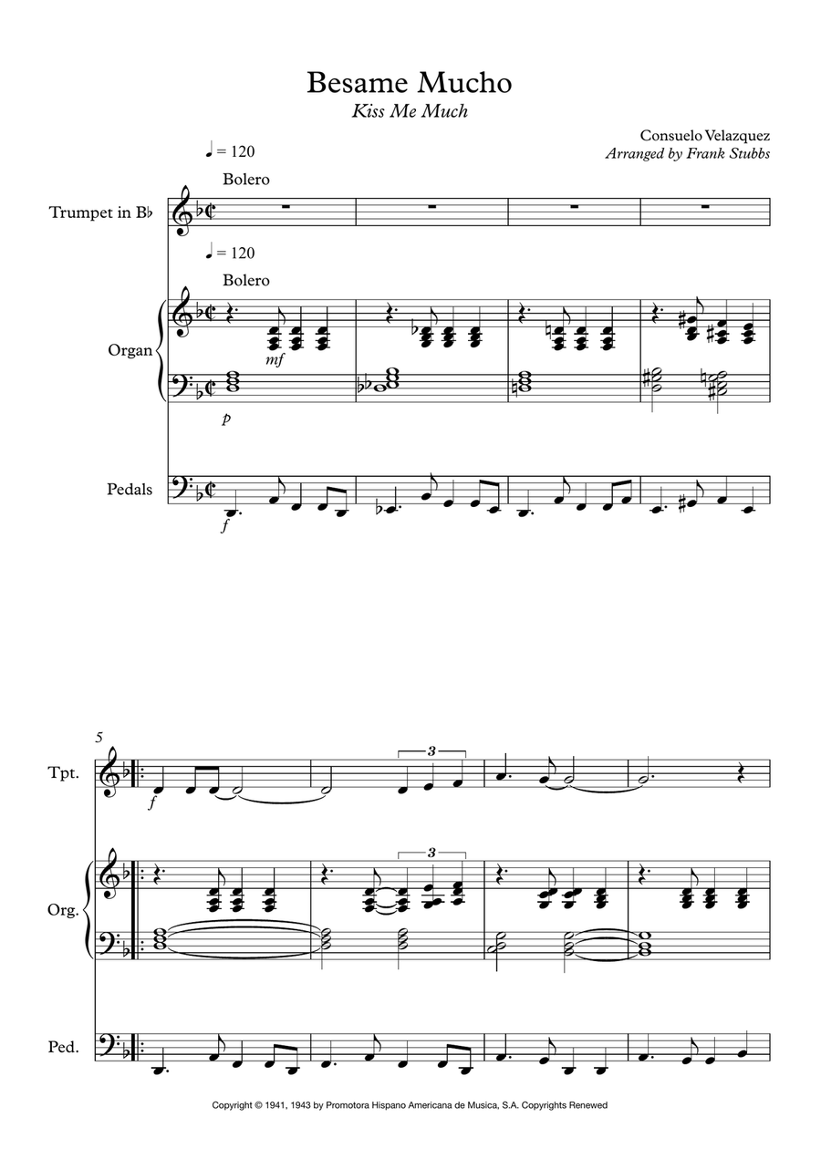 Bésame Mucho (kiss Me Much)