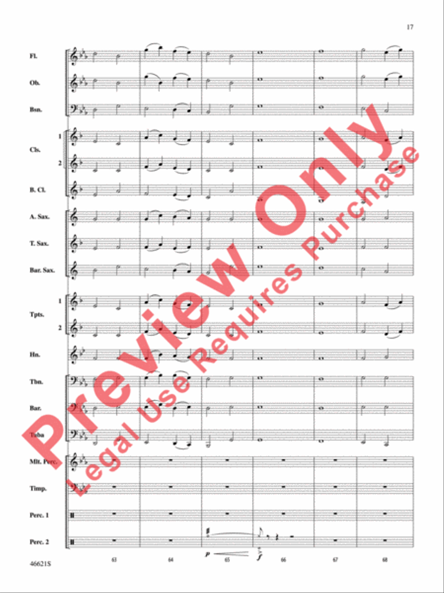Pictures at an Exhibition Concert Band scores gallery preview page 18