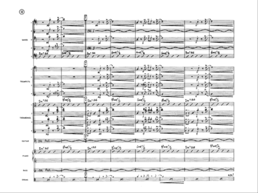 Superbone Meets The Badman Jazz Ensemble scores gallery preview page 13