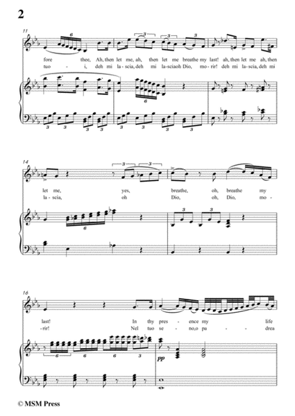 Mercadante-Ah!S'estinto ancor mi vuoi,from 'Donna Caritea',in E flat Major,for Voice and Piano image number null