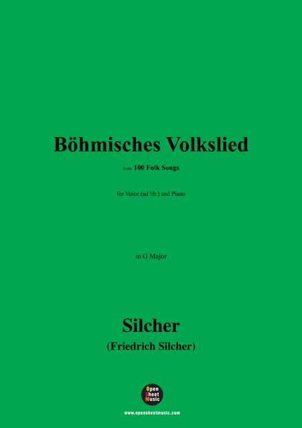 Silcher-Böhmisches Volkslied,for Voice(ad lib.) and Piano image number null