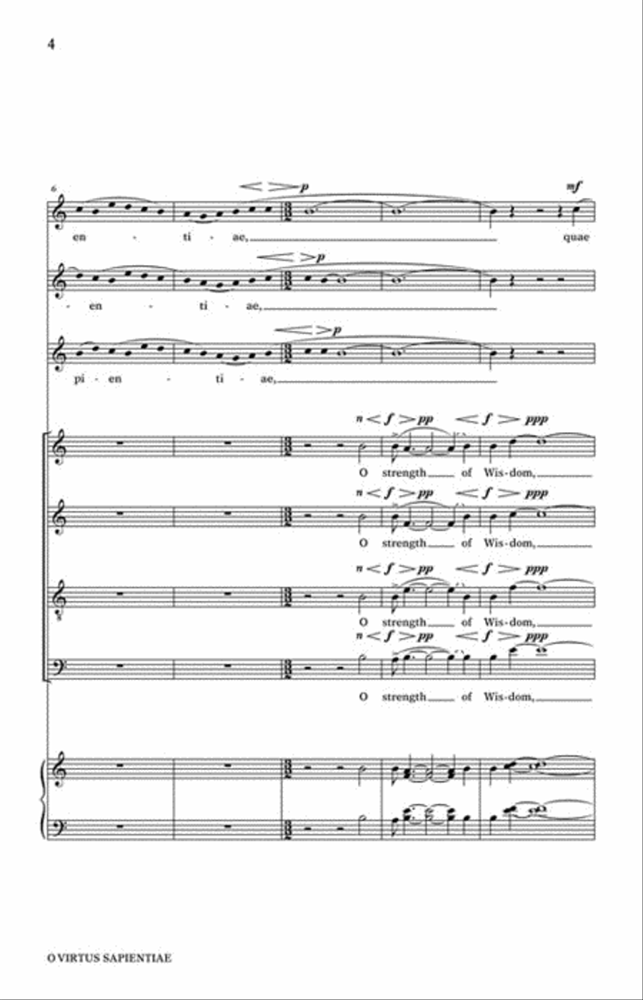 O Virtus Sapientiae Divisi scores gallery preview page 3