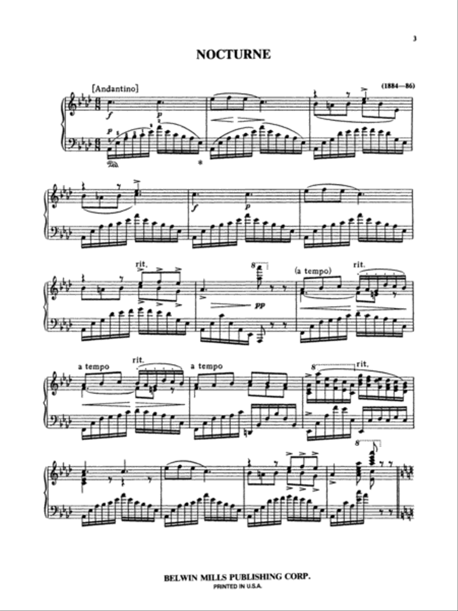 Early Works Piano Solo scores gallery preview page 4