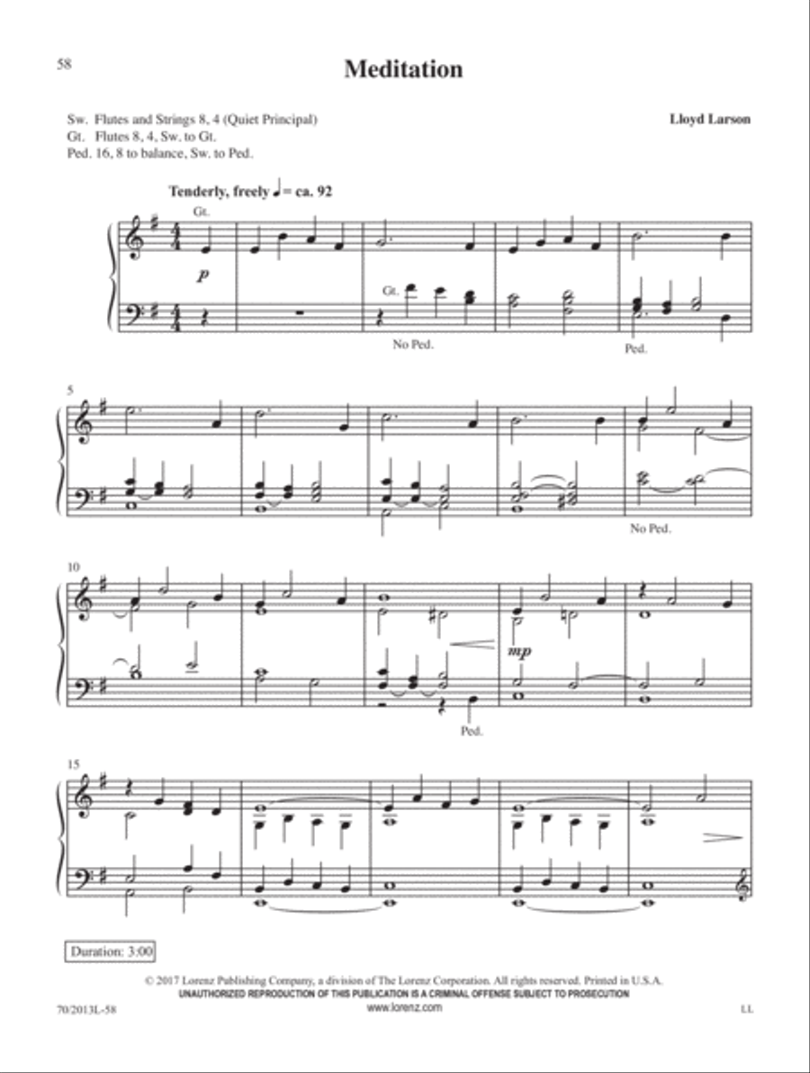 The Complete Organist, Vol. 2 Organ Solo scores gallery preview page 21