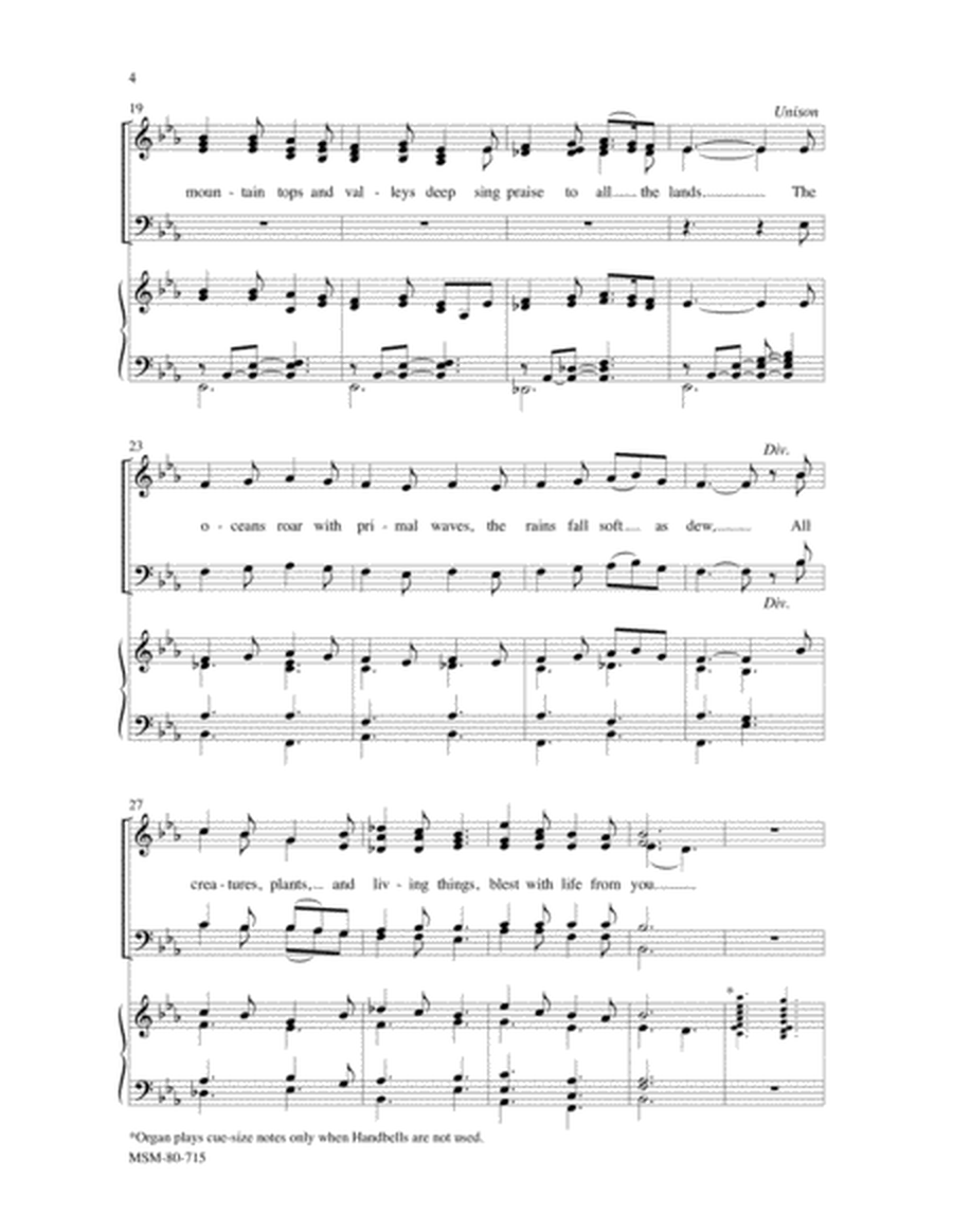 Sing to the Lord a New Song (Choral Score) image number null