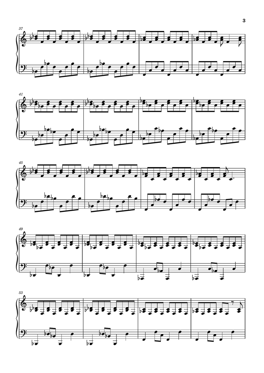 Sky And Sand Piano Solo scores gallery preview page 3