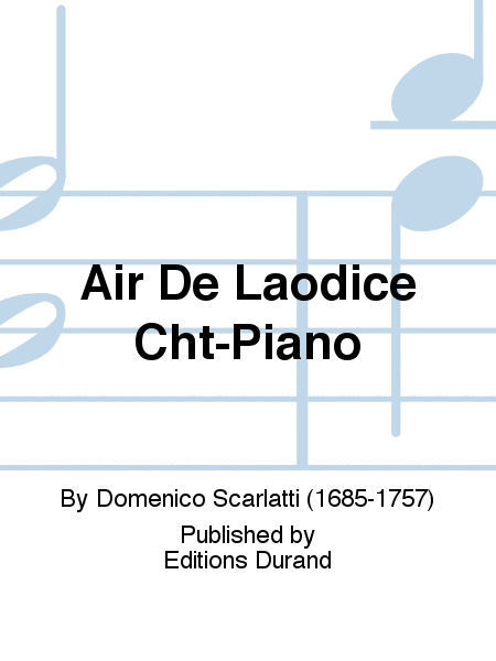 Air De Laodice Cht-Piano