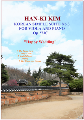 Book cover for Korean Simple Suite No.3 "Happy Wedding"(For Viola and Piano)