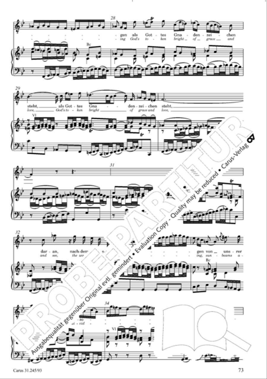 St. John Passion (Johannes-Passion) 4-Part scores gallery preview page 74