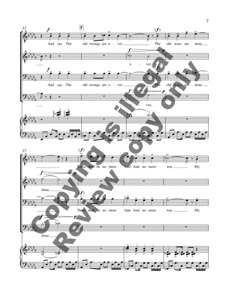 Tell the Earth to Shake (Choral Score)