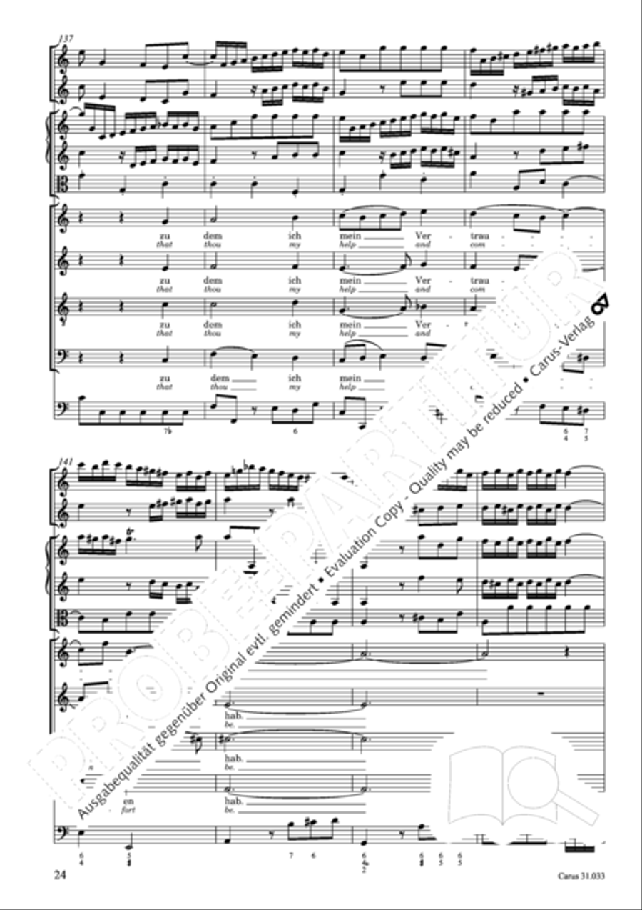 Lord Jesus Christ, in thee alone (Allein zu dir, Herr Jesu Christ) ATB scores gallery preview page 25