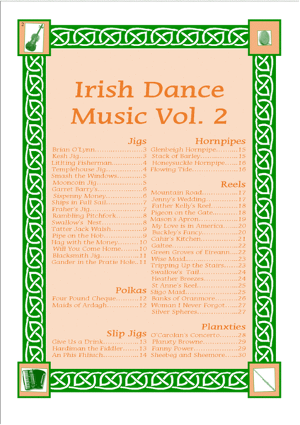 Irish Dance Music Vol.2 for Cello 50 Jigs, Reels, Hornpipes and more.... image number null
