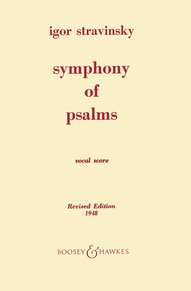 Book cover for Symphony of Psalms