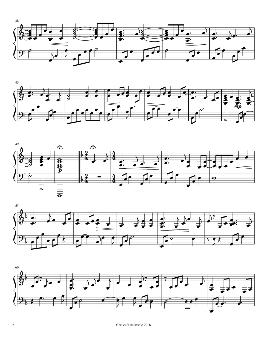 Rock of Ages (Piano Solo) Piano Solo scores gallery preview page 2