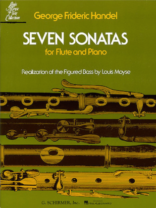 Book cover for Seven Sonatas for Flute and Piano