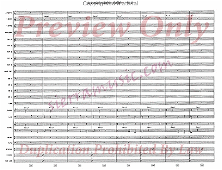 El Congo Valiente Jazz Ensemble scores gallery preview page 30