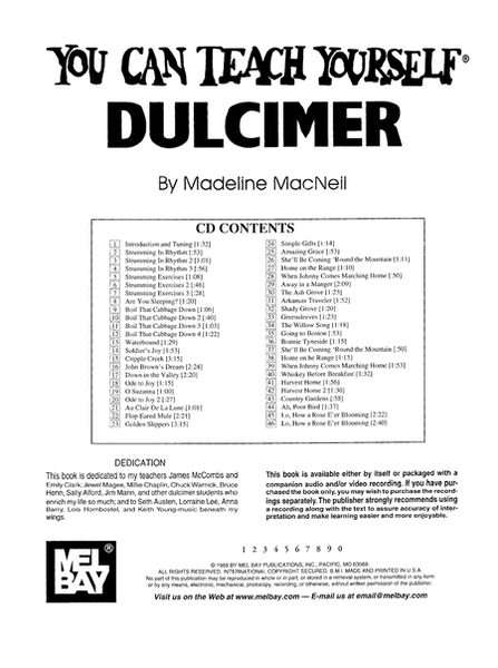 You Can Teach Yourself Dulcimer image number null